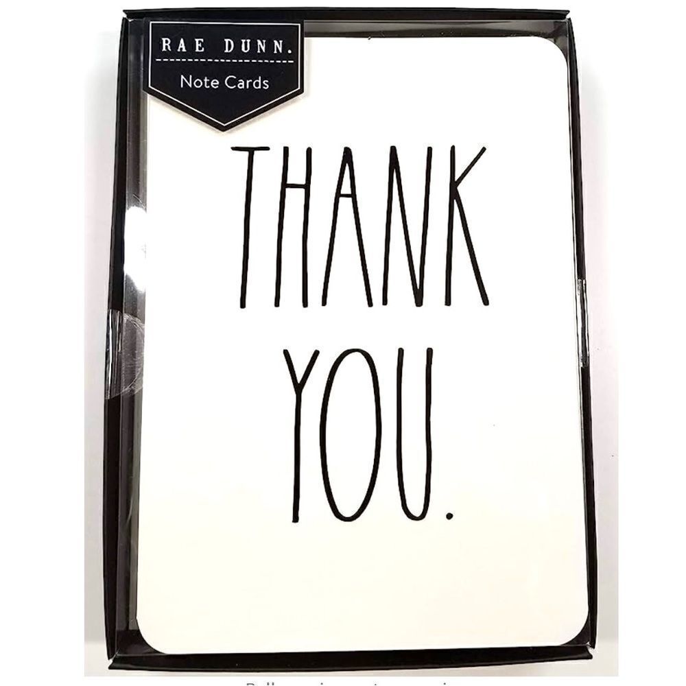 Rae Dunn, Thank You Cards.